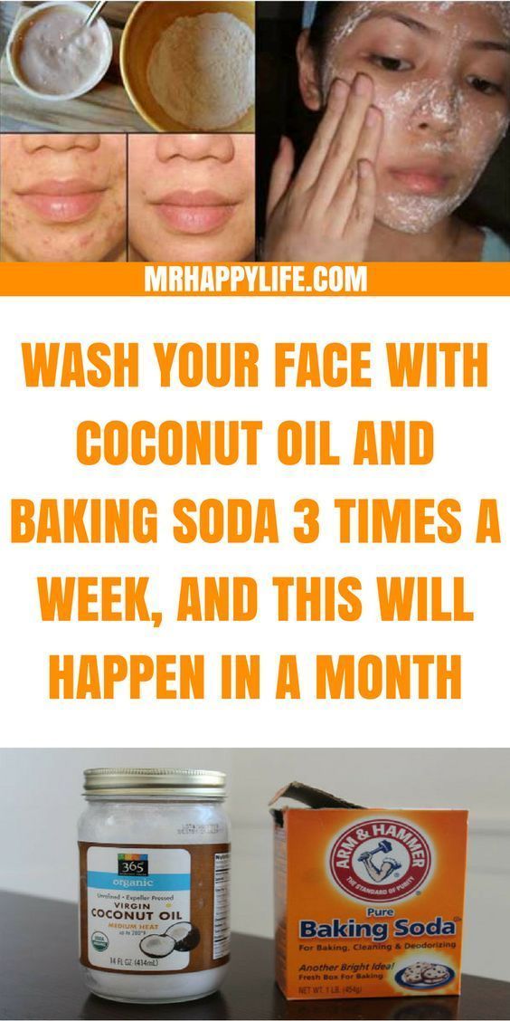 Baking Soda and Coconut Oil Face Wash For Glowing skin