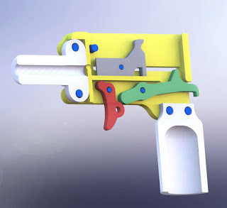 DEFCAD, 3D printing, 3D prototyping, 22 pistol
