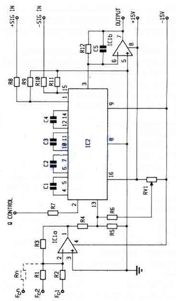 Voltage Controlled Filter SSM2044P Circuit Diagram | Electronic Circuit