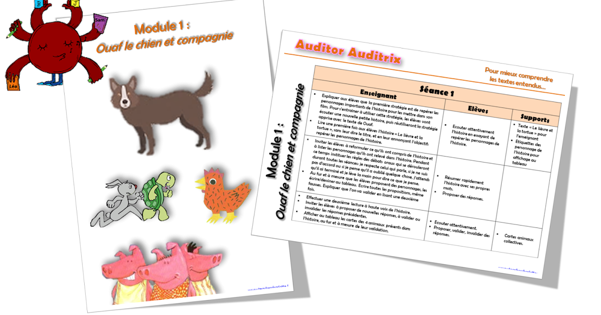 Teacher Charlotte: Module 1: Auditor Auditrix (comprendre les textes