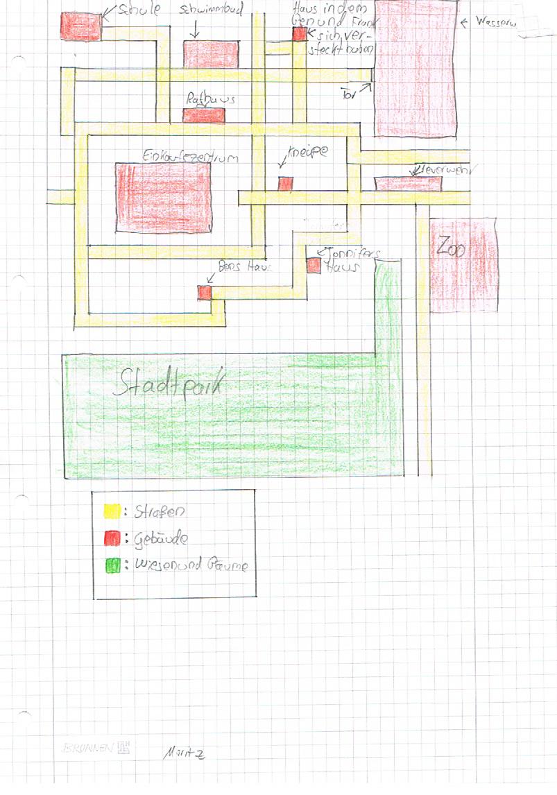 Level4-die Stadt der Kinder: Stadtplan