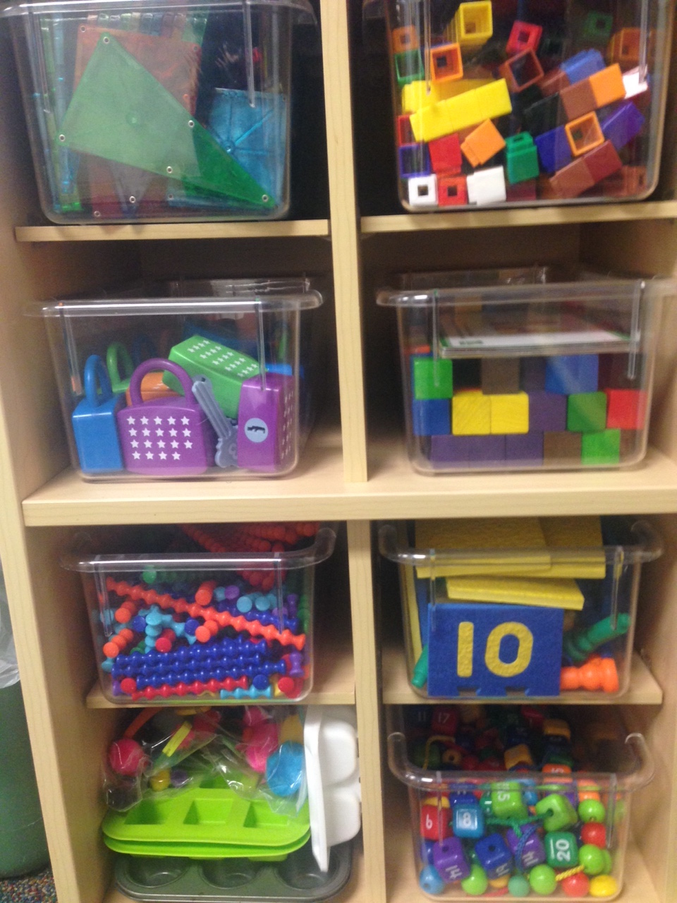 Preschool Wonders Math and Manipulatives Centers!