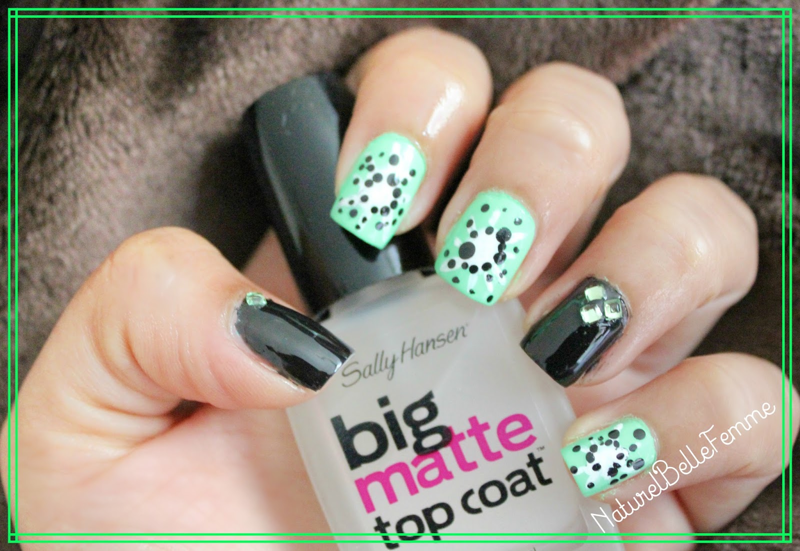 Kiwi nail art