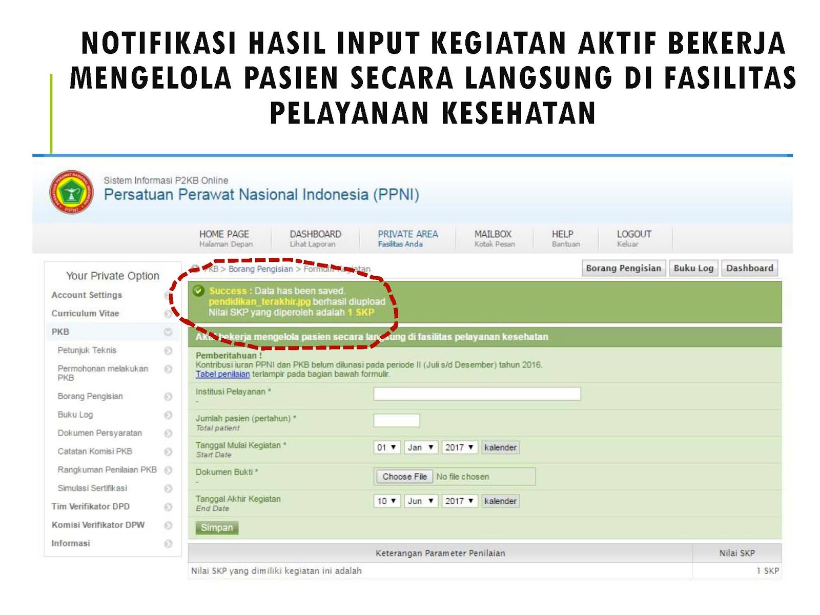 Tata Cara Pengajuan Pkb Online Website Dpd Ppni Sleman