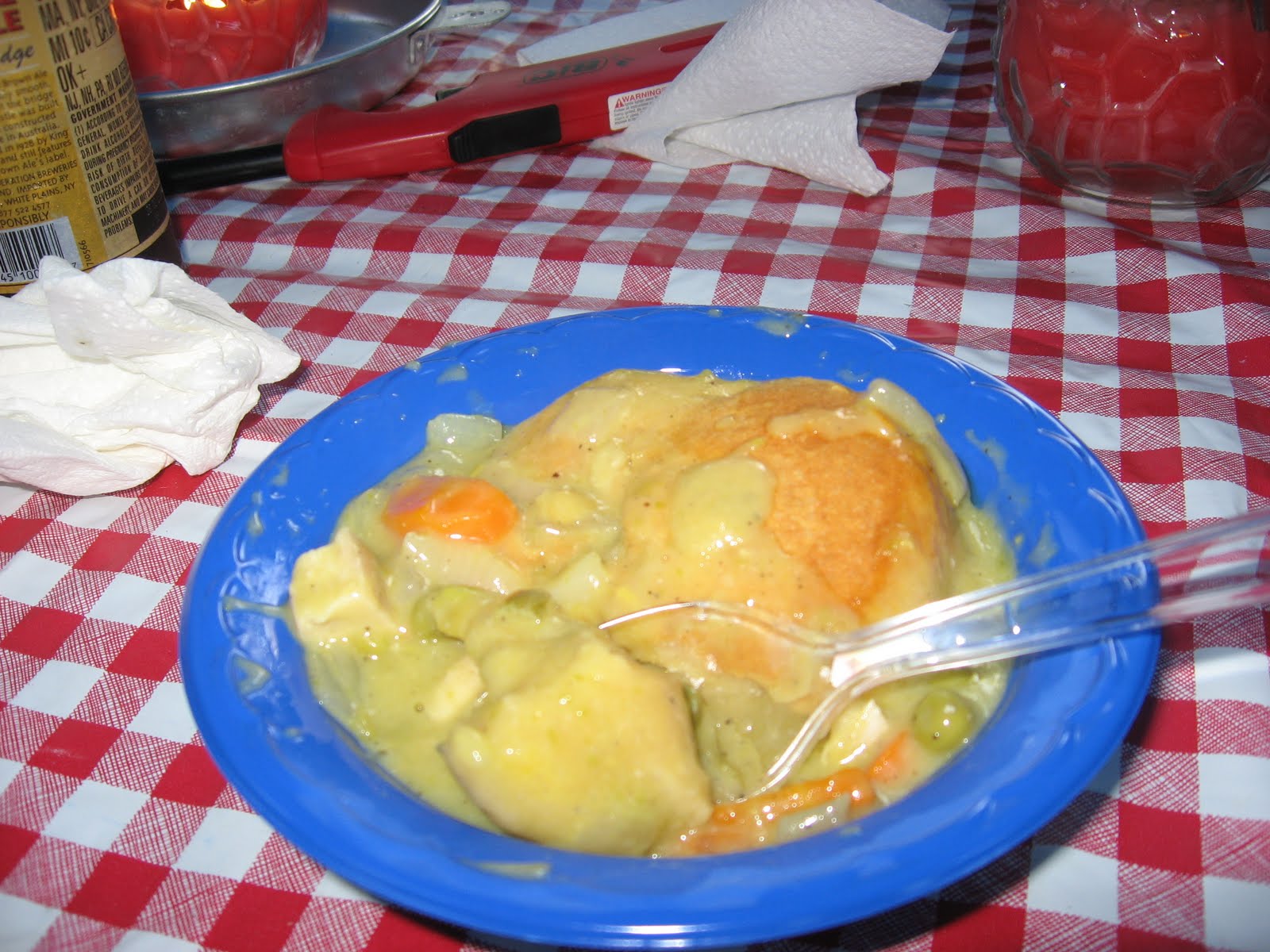 erin's recipes [dutch oven chicken pot pie]