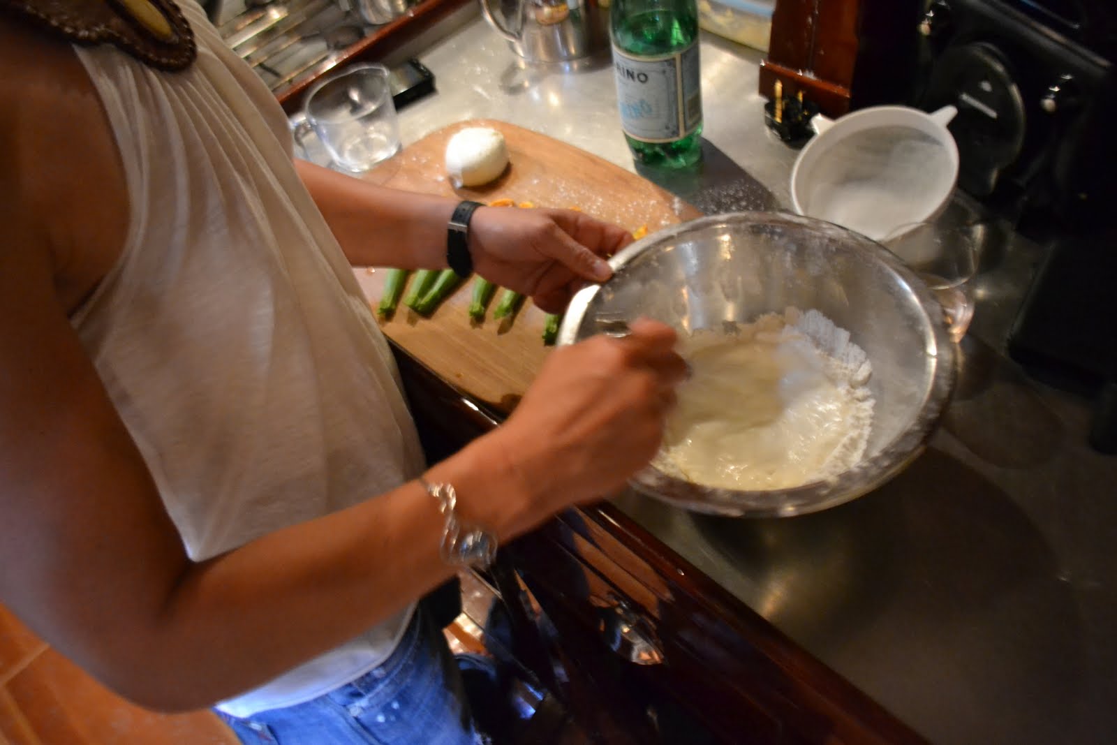 33 Degrees Courgette Flower Frittas