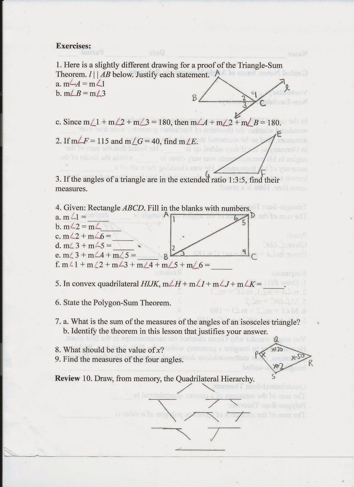 Geometry, Common Core Style: October 2014