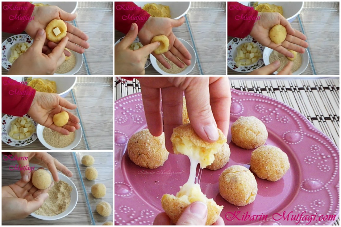 Peynirli Patates Topları Peynirli Patates Topları