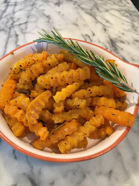 Redhead Says ROASTED BUTTERNUT ZIGZAG SQUASH