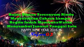 Kata Kata Ucapan Selamat Tahun Baru 2016 M