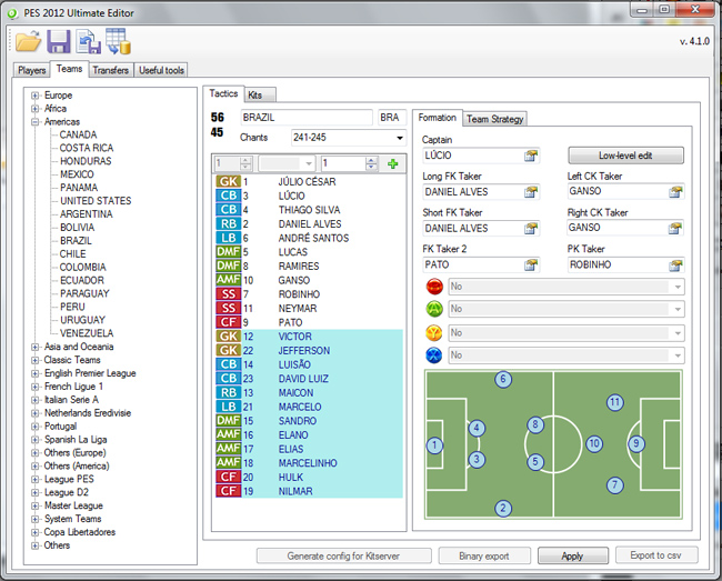 Ultimate editor. PES 2012 "Ultimate Editor 4.5.1"©. PES 2011 Editor. PES 2012 управление. PES 6 управление.
