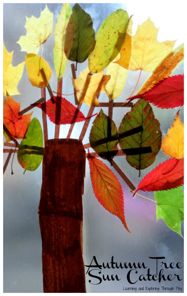 Learning and Exploring Through Play Sticky Back Plastic Autumn Tree