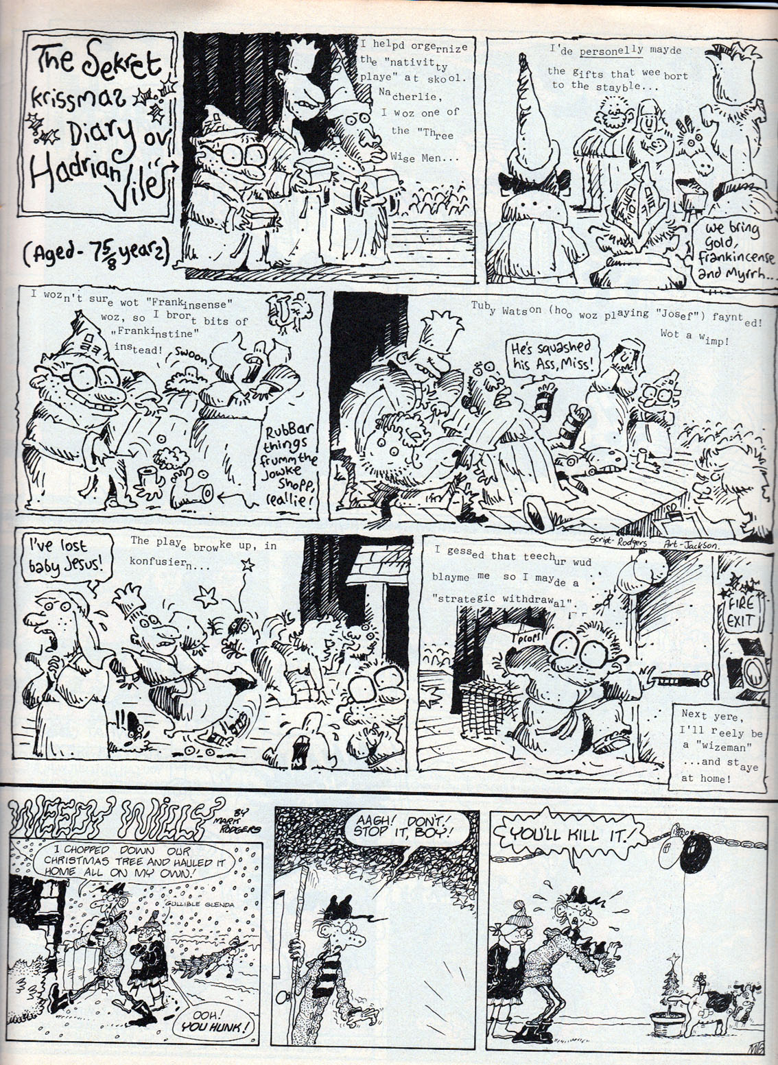 BLIMEY! The Blog of British Comics: Christmas Comics: OINK! (1986)