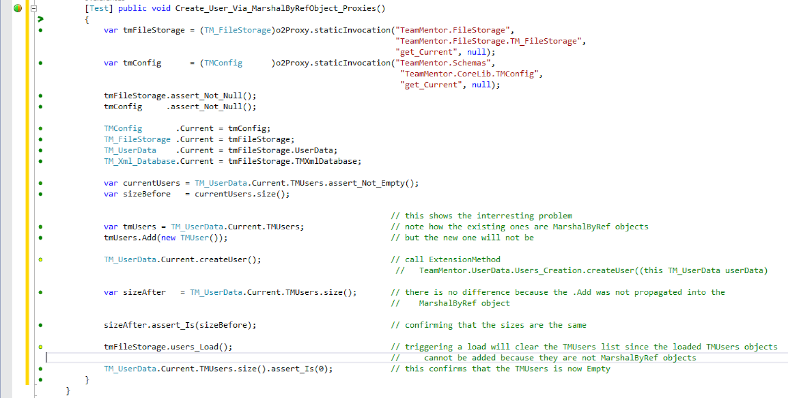 Dinis Cruz Blog: From NUnit AppDomain, accessing properties and ...