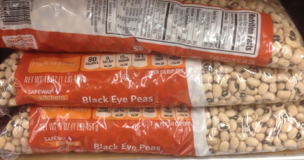 Healthy Grocery Black Eye Peas, Dry, 1 lb, Safeway Kitchens Safeway