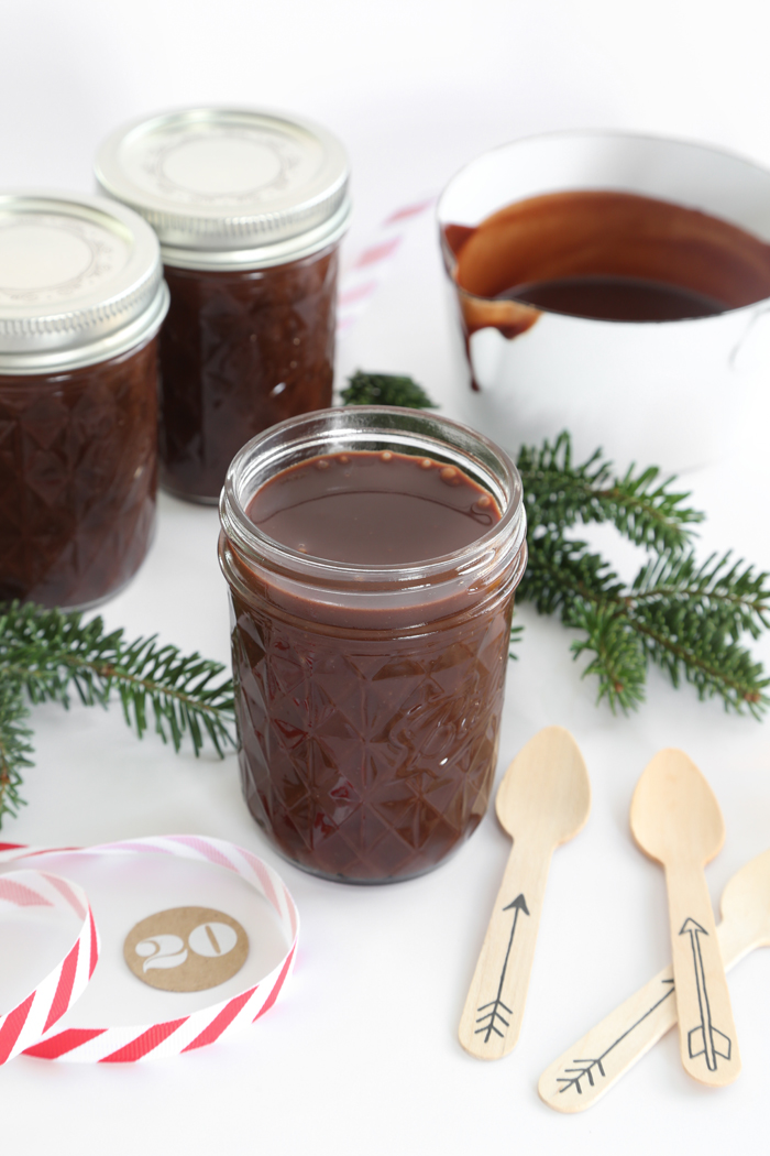 Gift This! Easy Spiked Hot Fudge Sauce Sprinkle Bakes
