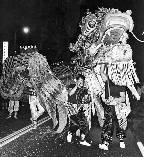 Vintage Photos of Chinese New Year Celebrations in Los Angeles