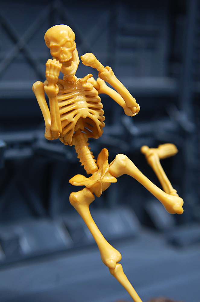 Plastic Heap Kaiyodo Capsule Q Armored Action Skull "Fight! Dokuroman