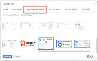 Upload Gambar Blog Makin Mudah Melalui Picasa Web cara upload gambar blog melalui picasa web