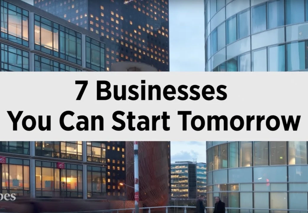 7 Businesses You Can Start Tomorrow [video]