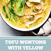 Tofu Wontons with Yellow Curry Broth