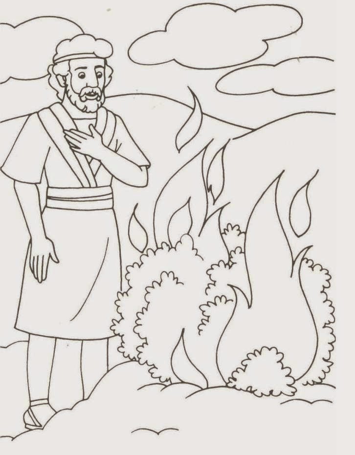 . Moisés e a sarça Ardente Desenhos e Atividades . Moisés e a sarça Ardente Desenhos e Atividades