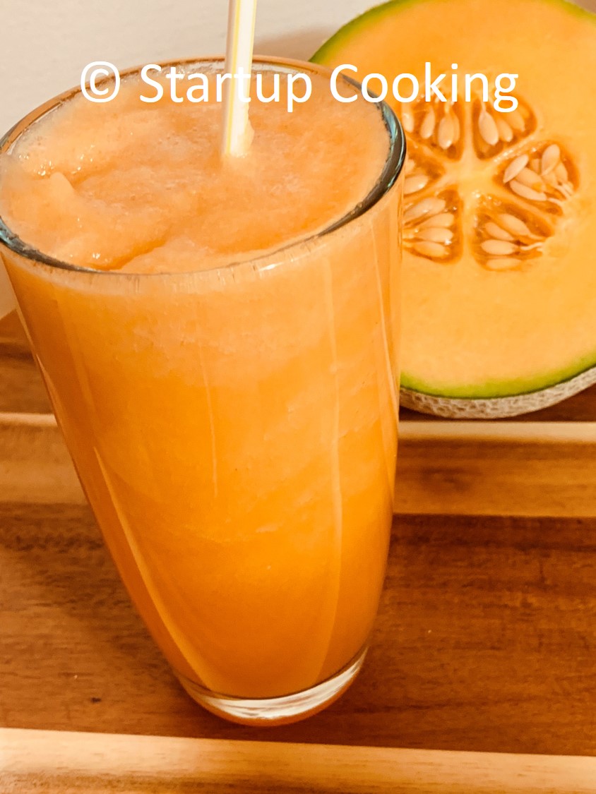 Muskmelon Juice Cantaloupe Juice Startup Cooking