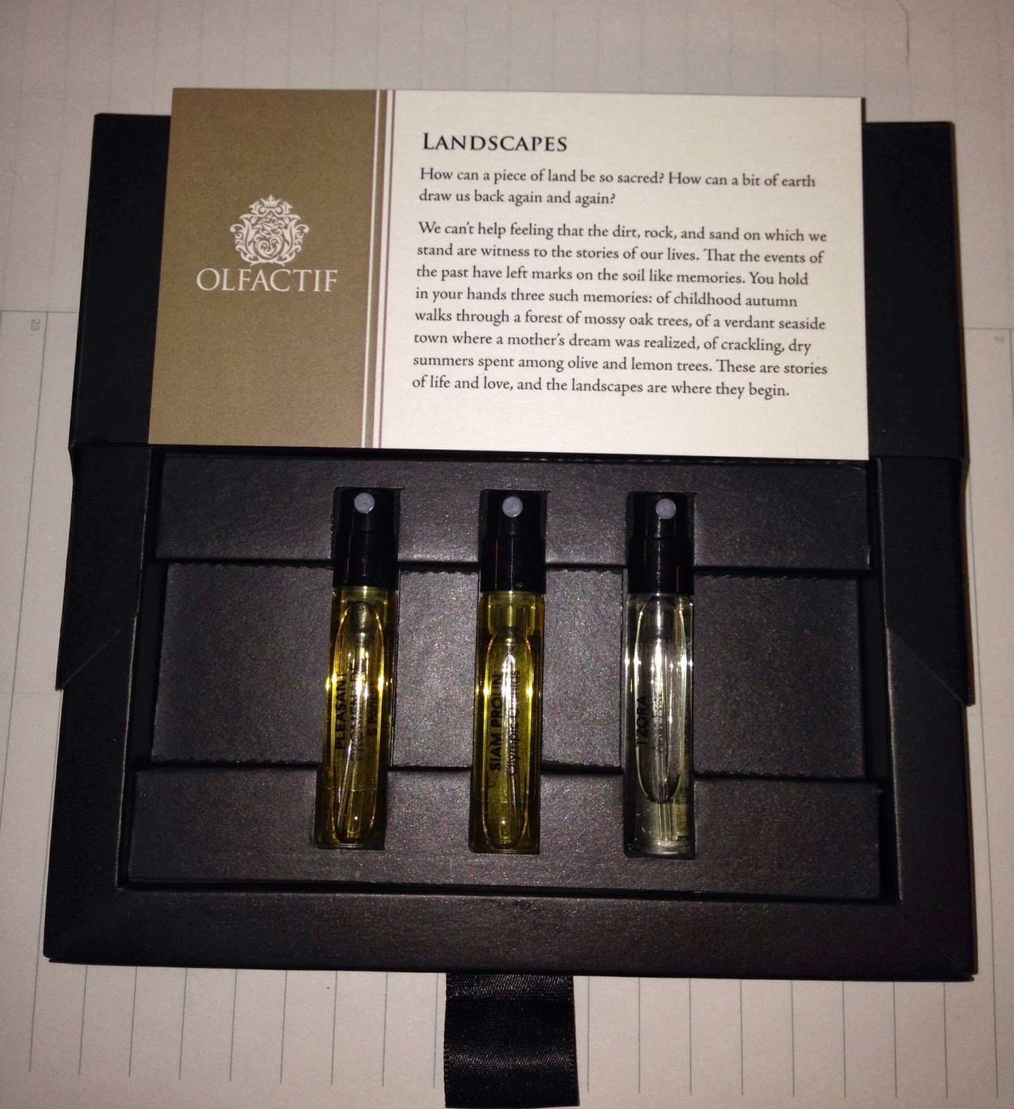 SOBBING ON FIFTH: Olfactif Perfume Monthly Box Review