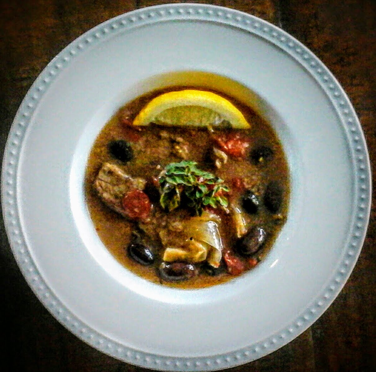 Greek Braised Beef Stew