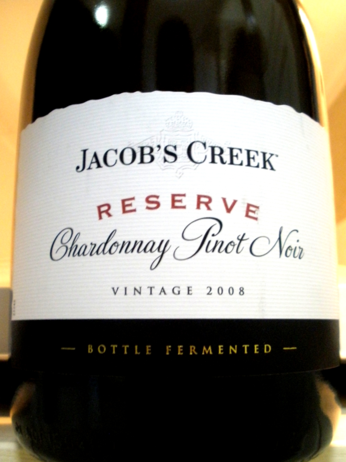 Australian Wine Journal JACOB'S CREEK RESERVE CHARDONNAY PINOT NOIR 2008