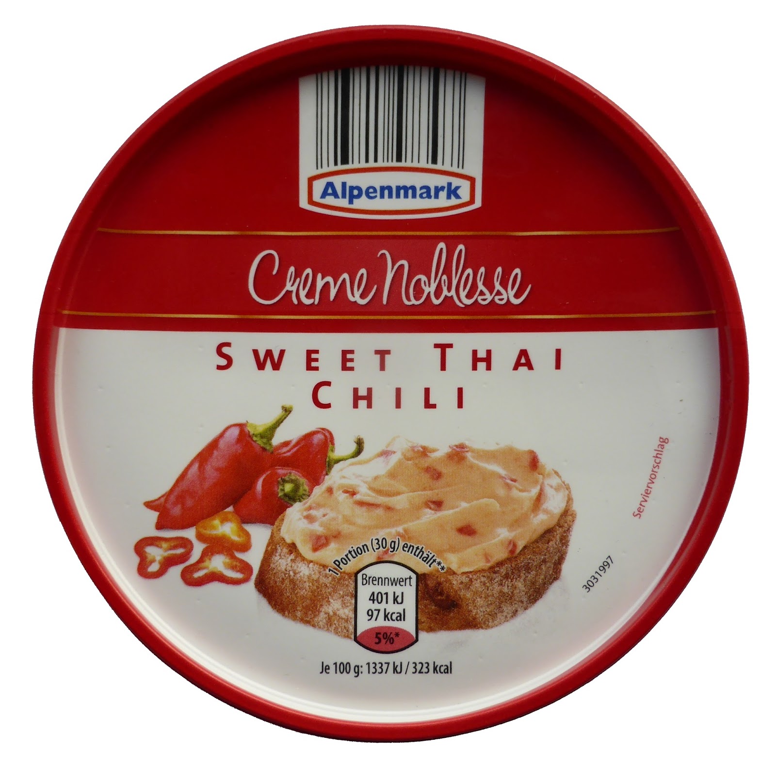 Chilihead77.de ALDI Alpenmark Creme Noblesse Sweet Thai Chili