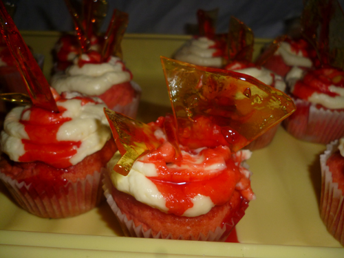 Halloween Cupcakes Mit Glasscherben — Rezepte Suchen