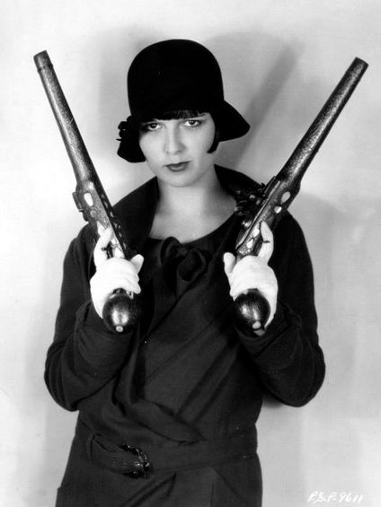 Vintage Photos of Girl with Pistol ~ vintage everyday