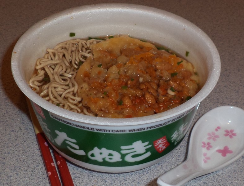 Ramen Butterfly Maruchan Midori no Tanuki Tensoba