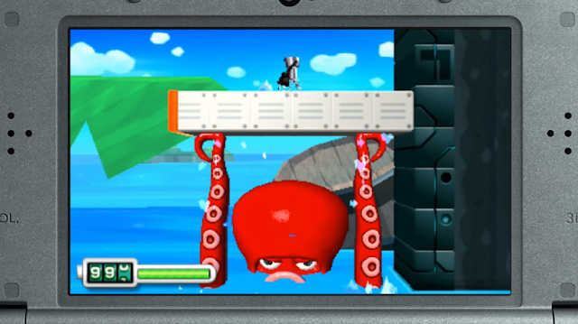 Chibi Robo Zip Lash Octopus Nintendo 3DS