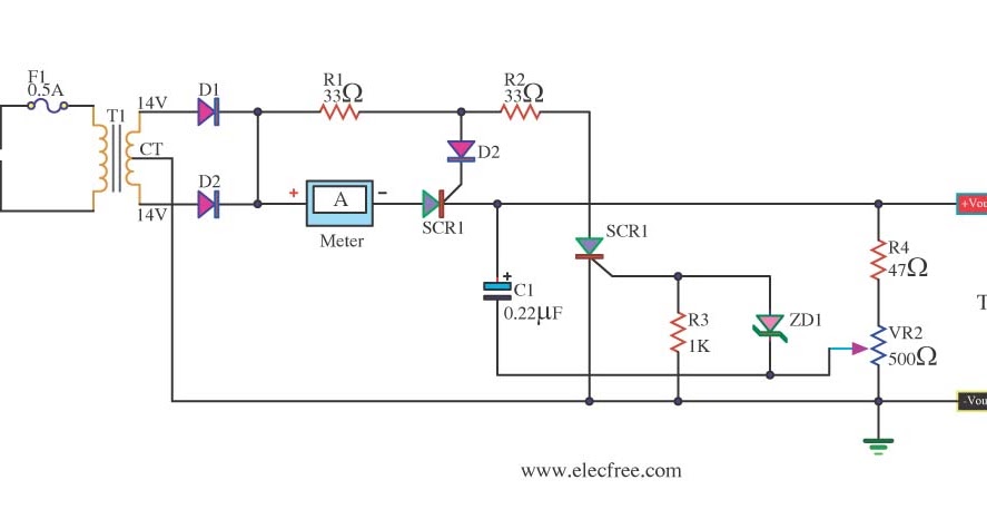 Electronics Circuit Application 2n4851 Using 12v Battery Charger Circuit