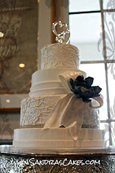 cake elegant sophisticated cakes birthday bling buttercream fondant lace sandra flower july