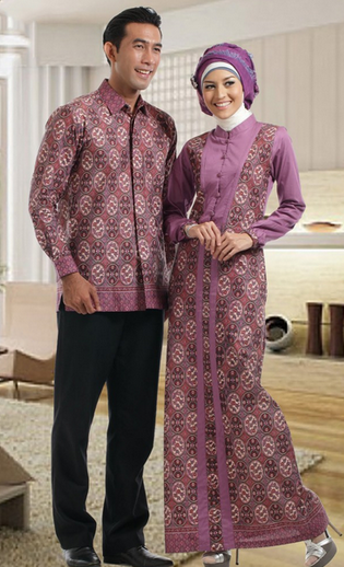  Contoh  baju  muslim pasangan BUSANA