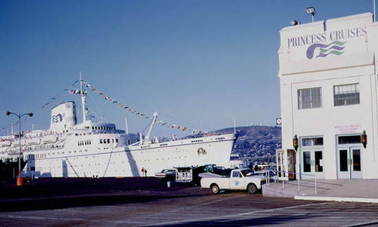 Princess Cruises - Princess Carla 1968 docked