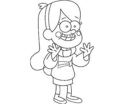 Gravity falls coloring pages 2