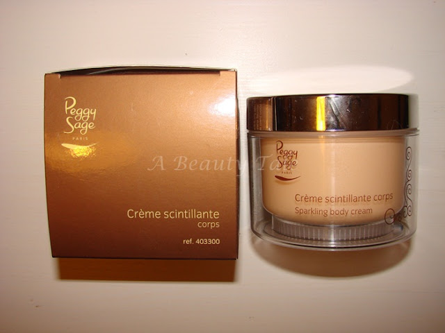 crema de corp cu particule sclipicioase de la Peggy Sage