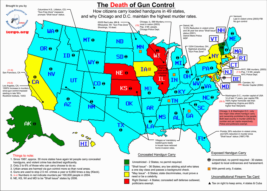 gun control map states laws pro crime graph firearms rates problem carry concealed rights thoughts most assault ban rate weapons