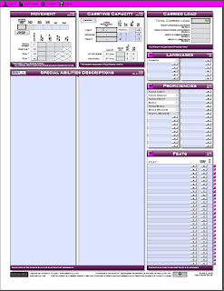 HyperLance Development: PDF Editiable Character Sheets