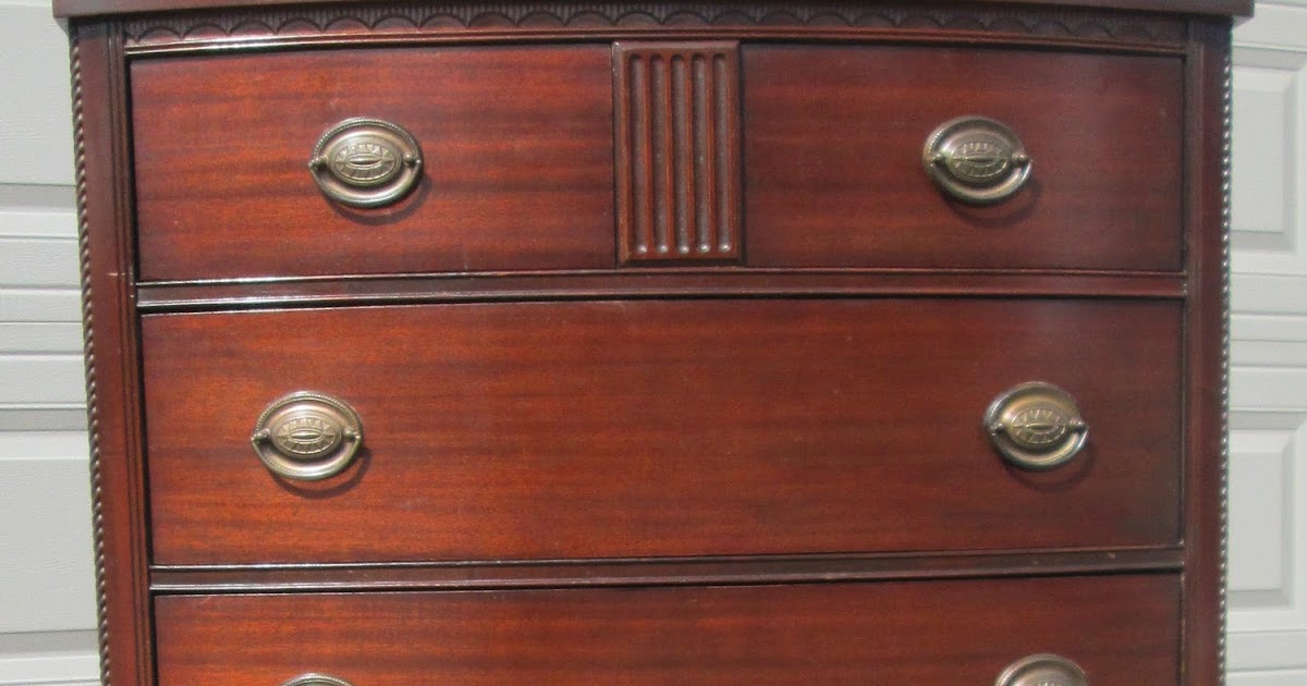 BoHO Chic Antique Mahogany Dresser / Chest Hepplewhite Pulls SOLD