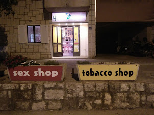 Visited the "SEX SHOP" in Dubrovnik which was in close proximity to my hostel.