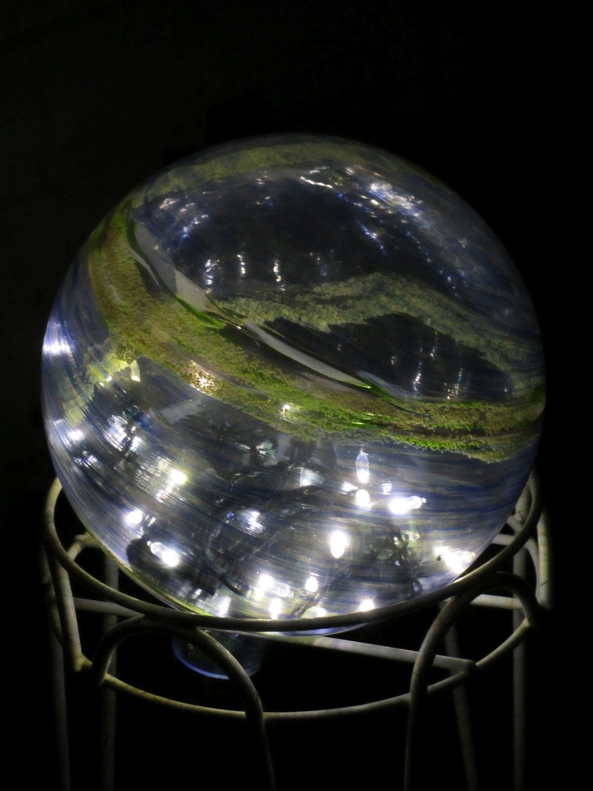 Moon Valley Productions Garden Gazing Ball with MiniLights