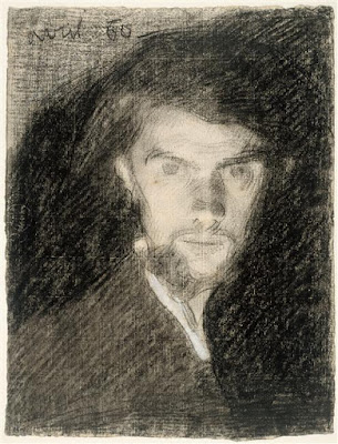 Fantin-Latour's Charcoal Self Portraits