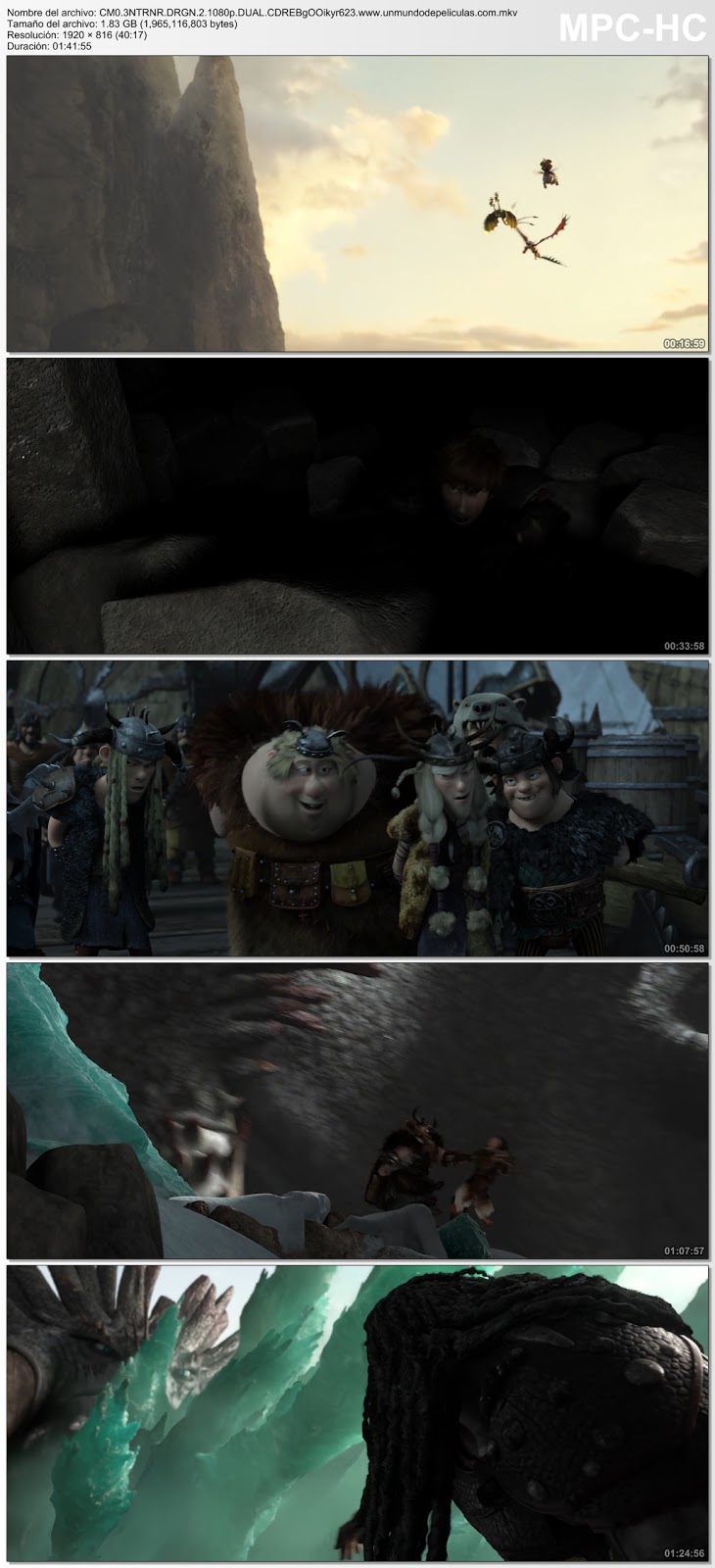 Capturas de la película.