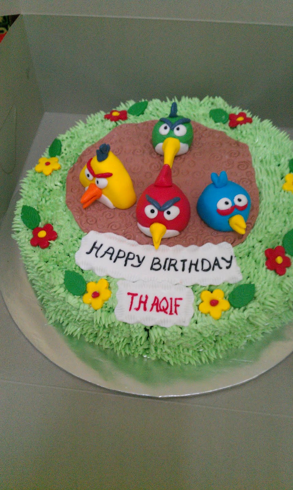 3D Angry Birds Cake