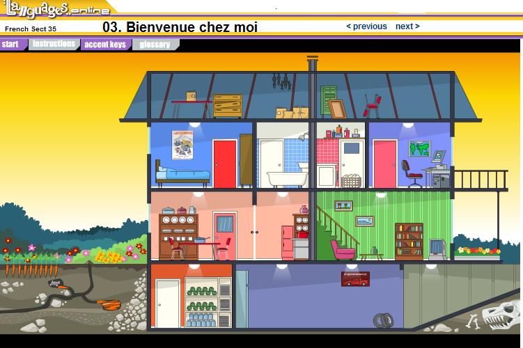 Description D Une Maison De Reve En Anglais Sur la pelouse: Ma maison